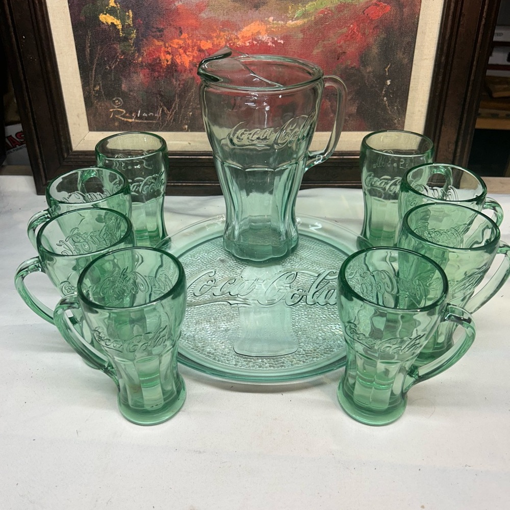 Vintage Coca Cola Serving Set